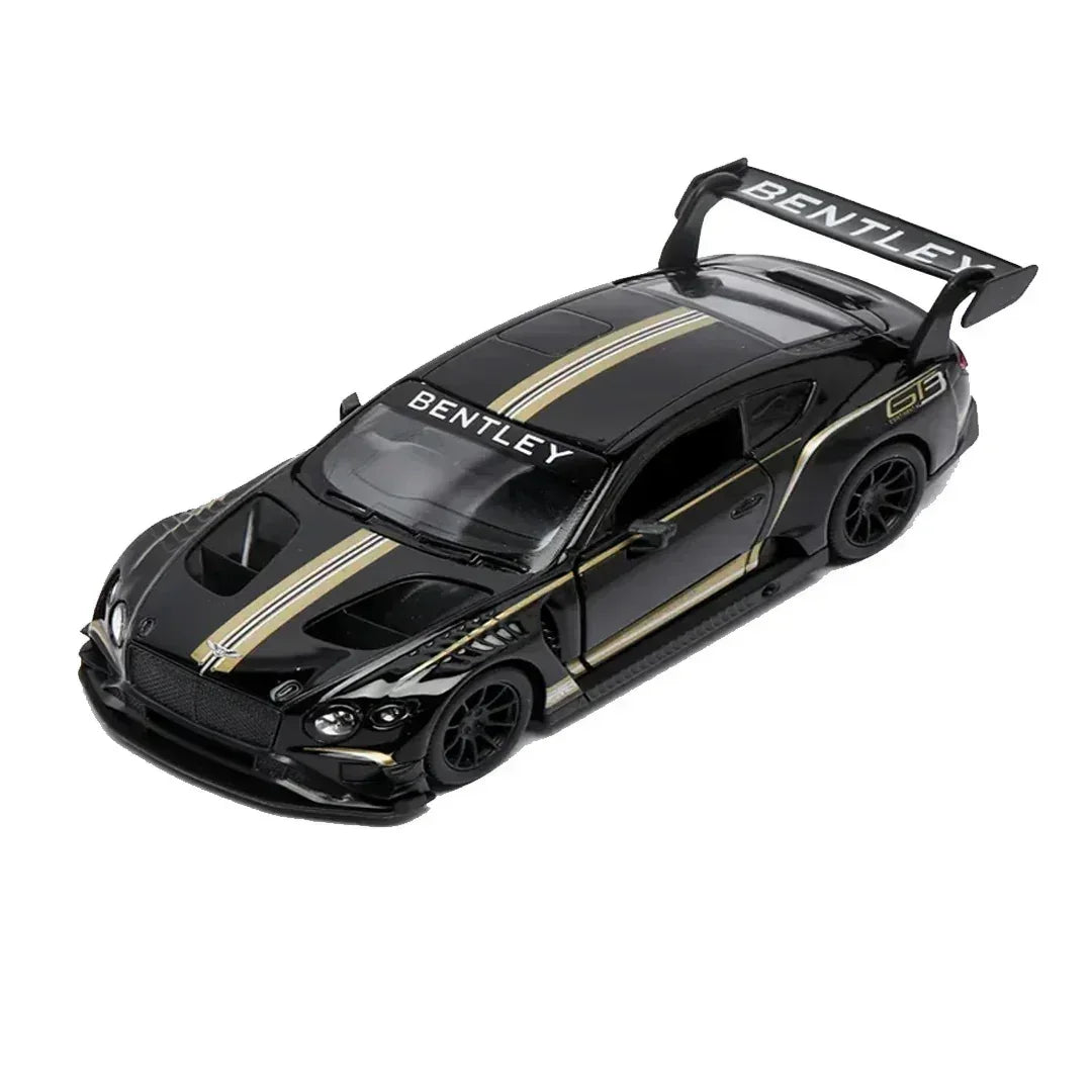 Bentley Continental GT3, 1:36 Scale (Black) collectible diecast model at Poketwheels