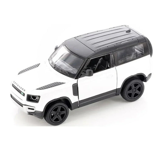 Land Rover Defender 90, 1:36 Scale (White) collectible diecast model at Poketwheels