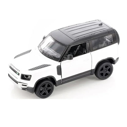Kinsmart Land Rover Defender 90 1:36 Scale Diecast Model (White)