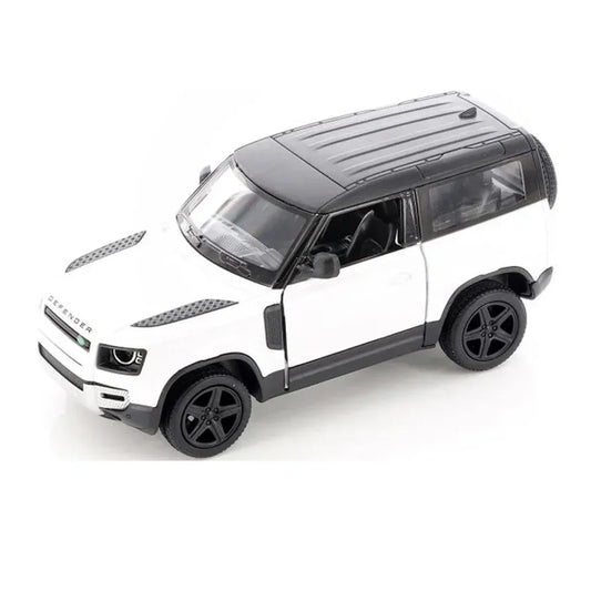 Kinsmart Land Rover Defender 90 1:36 Scale Diecast Model (White)