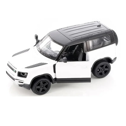 Kinsmart Land Rover Defender 90 1:36 Scale Diecast Model (White)