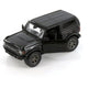 Kinsmart Ford Bronco Hard Top 2022 1:36 Scale Diecast Model (Black)