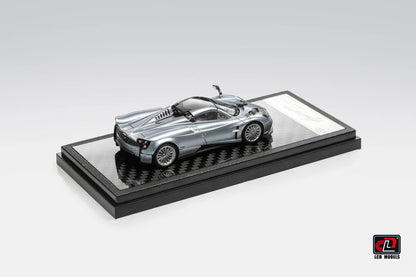 HEC 2026 LCD Pagani Huayra Roadster Ice Blue 1:64 Scale Diecast Model