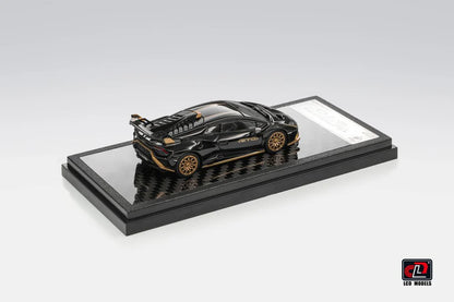 LCD Lamborghini Huracán STO HEC 2026 Edition 1:64 Scale Diecast Model – Black & Gold