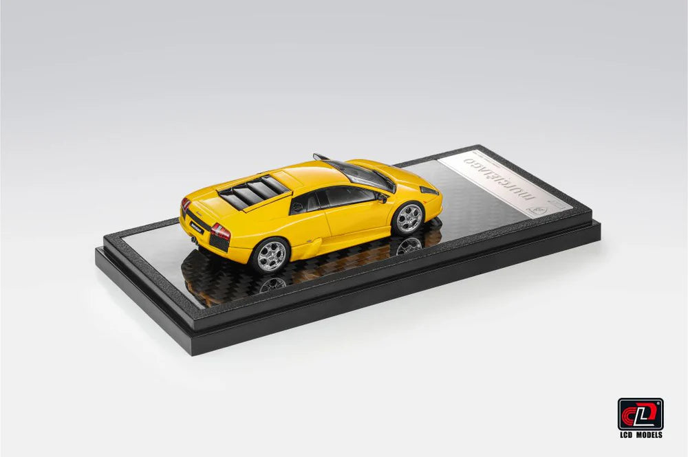 HEC 2026 LCD Lamborghini Murcielago Yellow 1:64 Scale Diecast Model