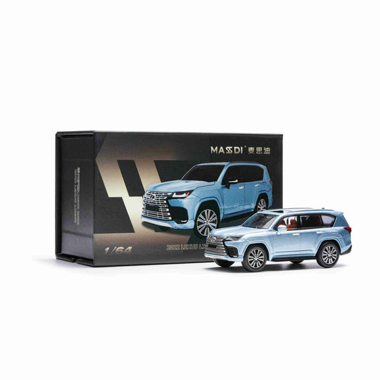 Premium scale diecast model car  – Lexus Ls Lx600 2022, 1:64 Scale (Blue) Collectible