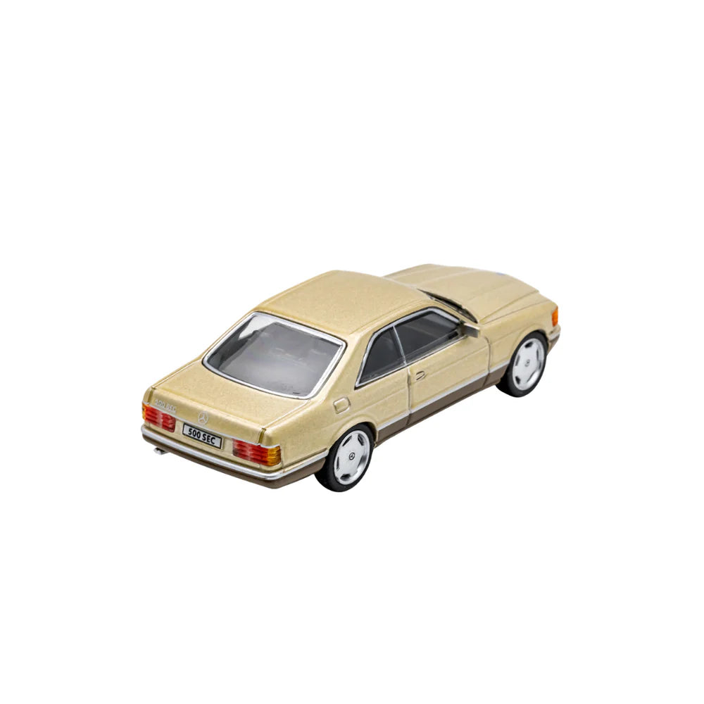 PRE-ORDER DCT Mercedes-Benz 500SEC Gold 1:64 Scale Diecast Model