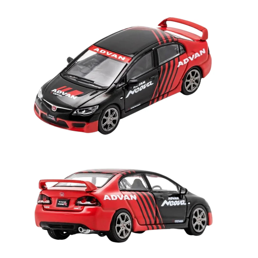 PRE-ORDER DCT Honda Civic Type R FD2 ADVAN Livery 1:64 Scale Diecast Model