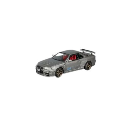 PRE-ORDER SHADOW Nismo GT-R (R34) Z-Tune Grey 1:64 Scale Diecast Model