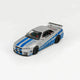 GCD DieCast Team Nissan Nismo Skyline GT-R Z-Tune R34 Silver 1:64 Scale Diecast Model