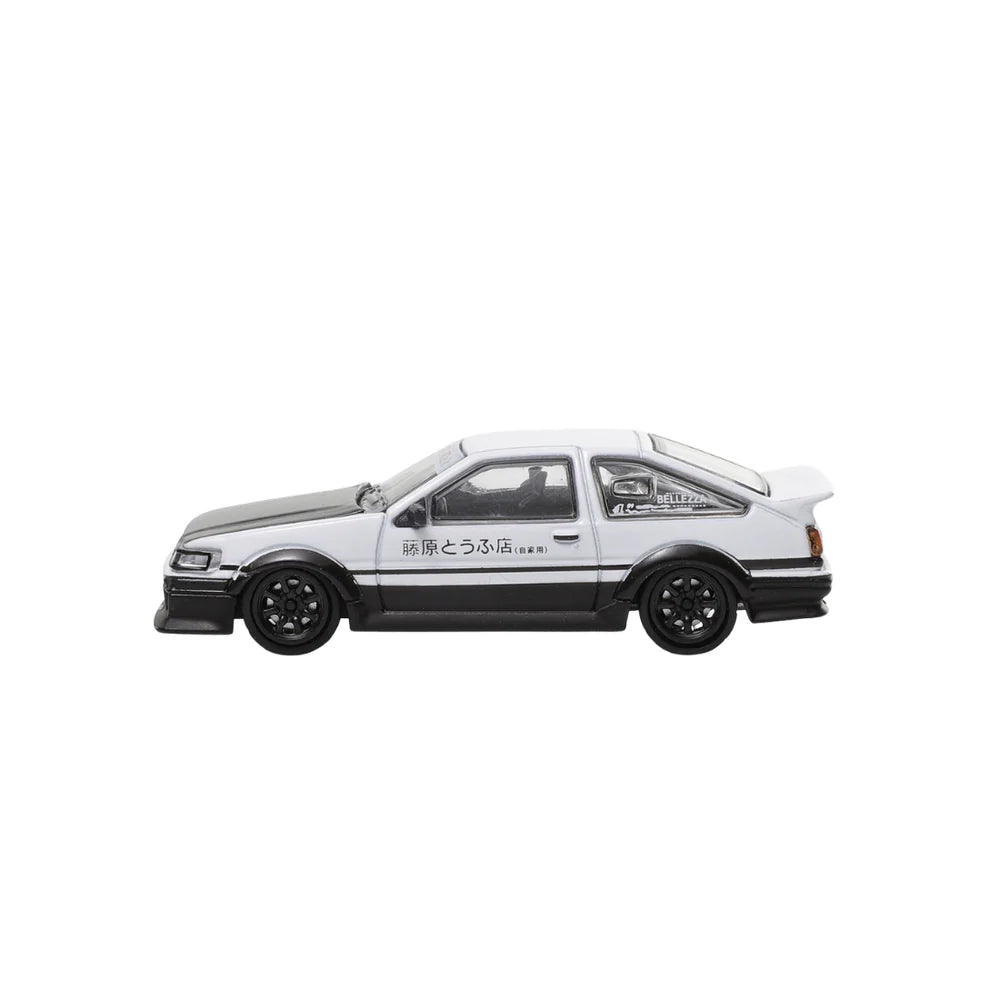 PRE-ORDER DCT Toyota Corolla Levin GT-APEX AE86 Panda Black Hood 1:64 Scale Diecast Model