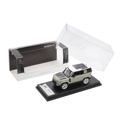PRE-ORDER SHADOW Land Rover Defender 90 Green 1:64 Scale Diecast Model