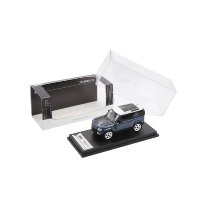 PRE-ORDER SHADOW Land Rover Defender 90 Blue 1:64 Scale Diecast Model