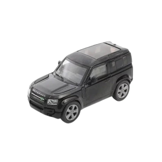 Defender D90, 1:64 Scale (Black) collectible diecast model at Poketwheels