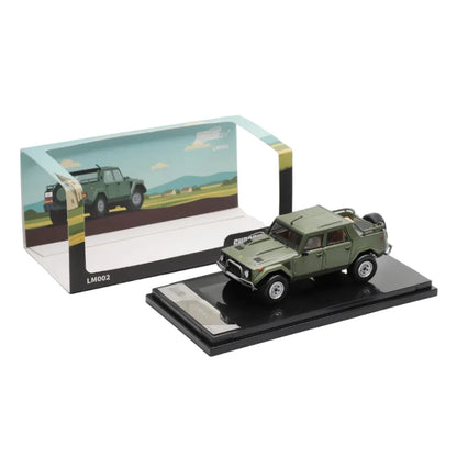 Shadow Pro Lamborghini LM002 LHD Green 1:64 Scale Diecast Model