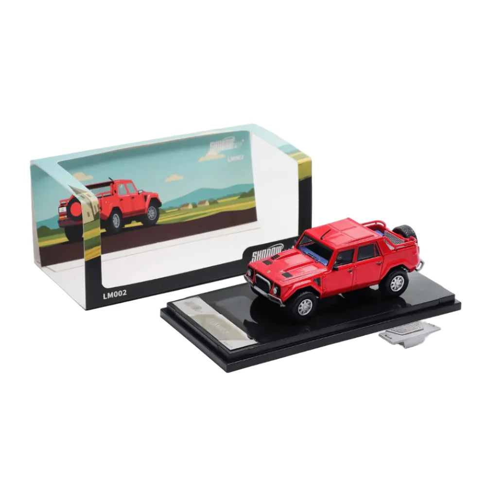 Shadow Pro Lamborghini LM002 LHD Red 1:64 Scale Diecast Model