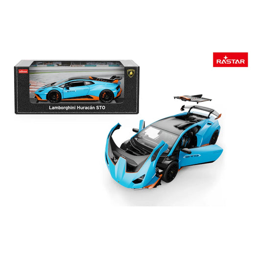 Rastar Lamborghini Huracan STO Blue 1:18 Scale Diecast Model