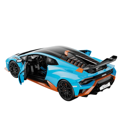 Rastar Lamborghini Huracan STO Blue 1:18 Scale Diecast Model