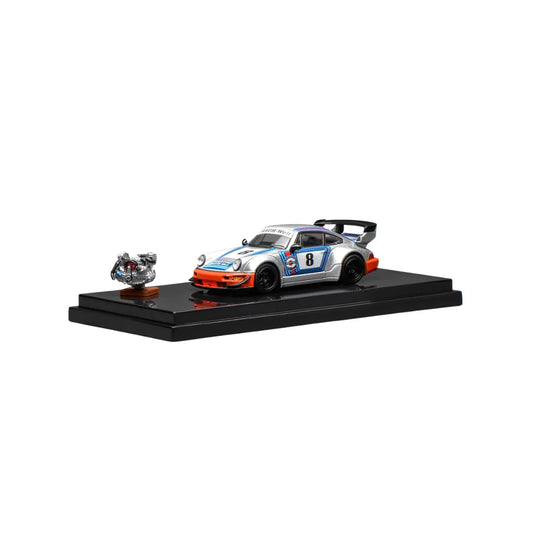 PRE-ORDER MOTOR HELIX RWB 964 Martini 1:64 Scale Diecast Model