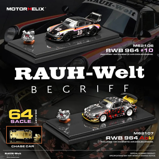 PRE-ORDER MOTOR HELIX RWB 964 No.10 1:64 Scale Diecast Model