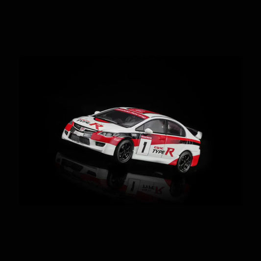 PRE-ORDER MOTOR HELIX Honda Civic TYPE R (FD2) #1 2012 Japan One Make Race (Magnetic Engine Hood - Removable), 1:64 Scale