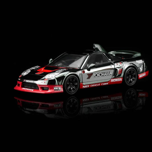 PRE-ORDER MOTOR HELIX Honda NSX-R Custom GT Look Electroplating Gun Grey 1:64 Scale Diecast Model