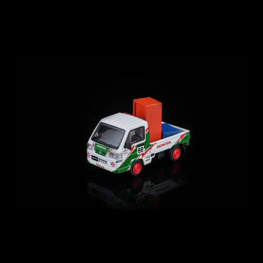 *PRE-ORDER* Honda ACTY 4WD Customized Green & White Livery with Accessorries, 1:64 Scale collectible diecast model at Poketwheels