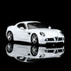 PRE-ORDER MOTOR HELIX Alfa Romeo 8C Competizione 2008 Bianco Polare 1:64 Scale Diecast Model