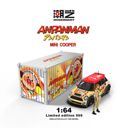 PRE-ORDER Time Micro MD BMW MINI Anpanman Container Set 1:64 Scale Diecast Model