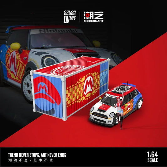 MD MINI-Mario-Container Set, 1:64 Scale collectible diecast model at Poketwheels