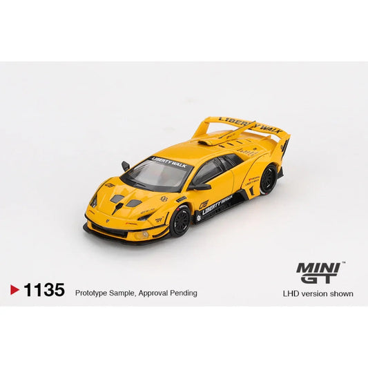 Lamborghini LB-Silhouette Works Murcielago GT EVO, 1:64 Scale (Yellow) collectible diecast model at Poketwheels