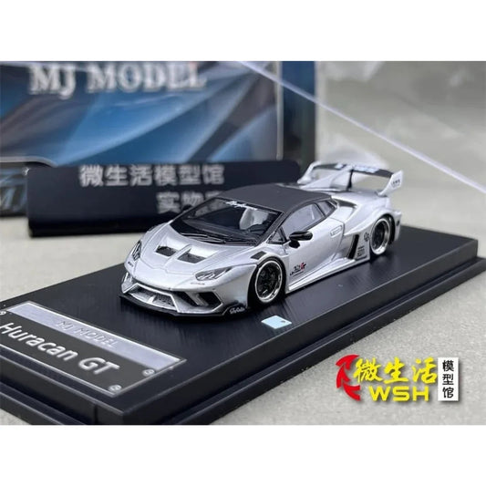 Lamborghini LBWK Huracan GT, 1:64 Scale (Silver) collectible diecast model at Poketwheels