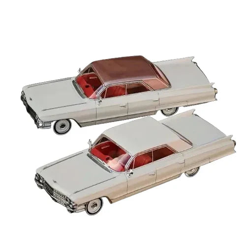 MK Miniatures Cadillac DeVille 1962 Ivory Roof Limited Edition Ivory 1:64 Scale Diecast Model