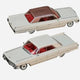 MK Miniatures Cadillac DeVille 1962 Ivory Roof Limited Edition Ivory 1:64 Scale Diecast Model
