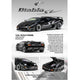 *PRE-ORDER* Custom Lamborghini Diablo SV, 1:64 Scale (Metallic Black) collectible diecast model at Poketwheels