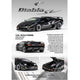 PRE-ORDER Works Model Custom Lamborghini Diablo SV, 1:64 Scale (Metallic Black)