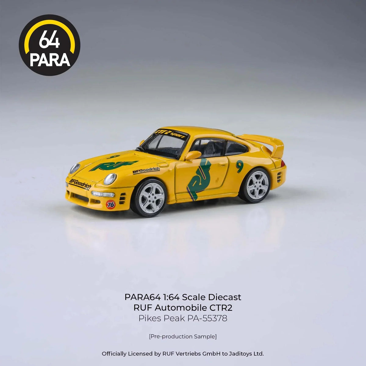 RUF CTR2 Pikes Peak 1995, 1:64 Scale collectible diecast model at Poketwheels