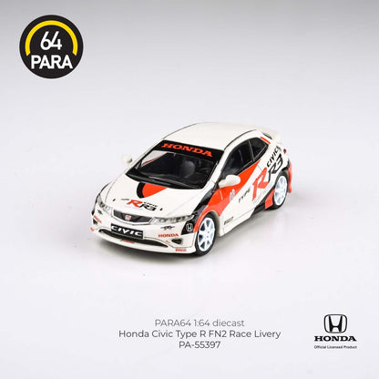 Honda Civic Type R FN2 Race Livery 2007 1:64 Scale Diecast Collectible
