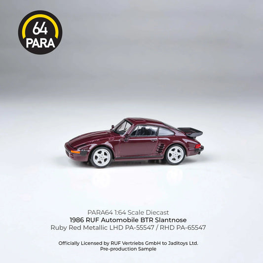 Premium scale diecast model car  – RUF Automobile BTR Slantnose 1986, 1:64 Scale (Marron) Collectible
