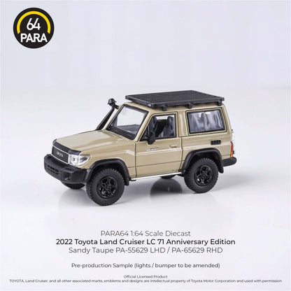 Toyota Land Cruiser LC71 Anniversary Edition 2022 1:64 Scale Diecast Collectible