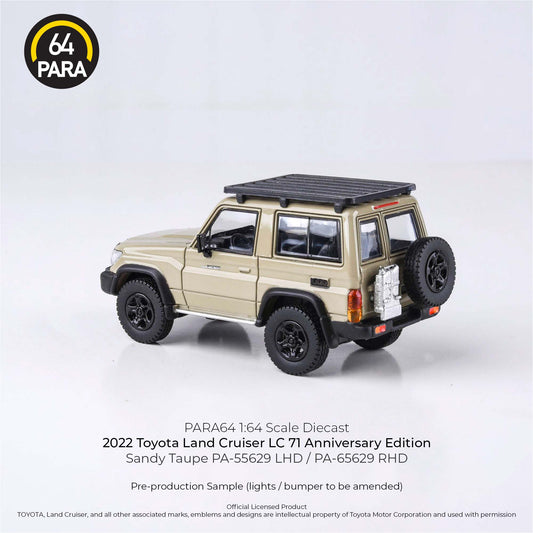 Toyota Land Cruiser LC71 Anniversary Edition 2022 1:64 Scale Diecast Collectible