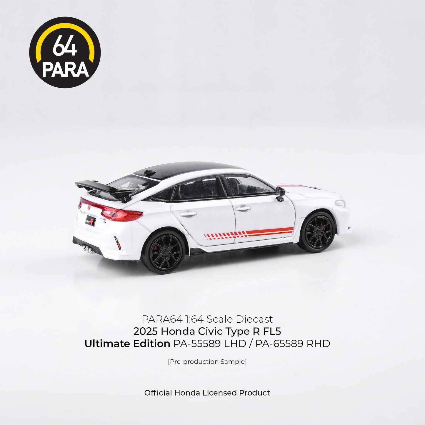 Honda Civic Type R FL5 Ultimate Edition 2025 1:64 Scale Diecast Collectible