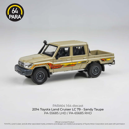 Toyota Land Cruiser 79 LHD 2014 1:64 Scale Diecast Collectible