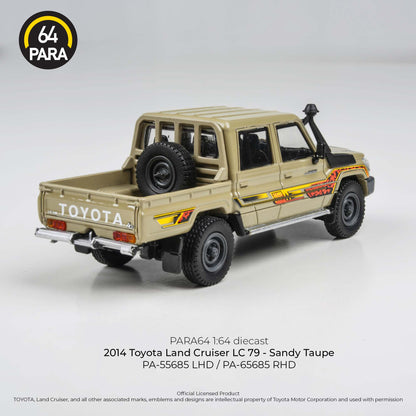 Toyota Land Cruiser 79 LHD 2014 1:64 Scale Diecast Collectible