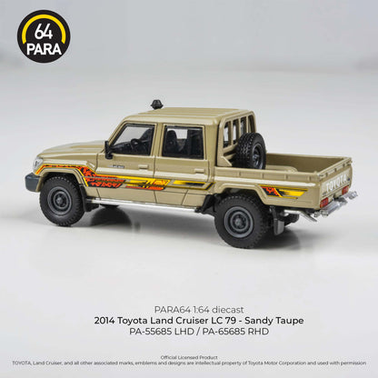 Toyota Land Cruiser 79 LHD 2014 1:64 Scale Diecast Collectible