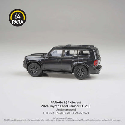 PARA64 Toyota Land Cruiser 250 Prado Underground Black 1:64 Scale Diecast Model (Pre-Order)