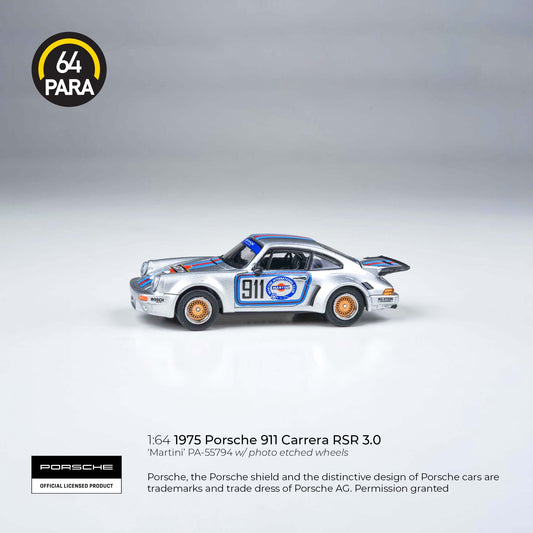 Porsche 911 Carrera RSR 3.0 1975 1:64 Scale Diecast Collectible