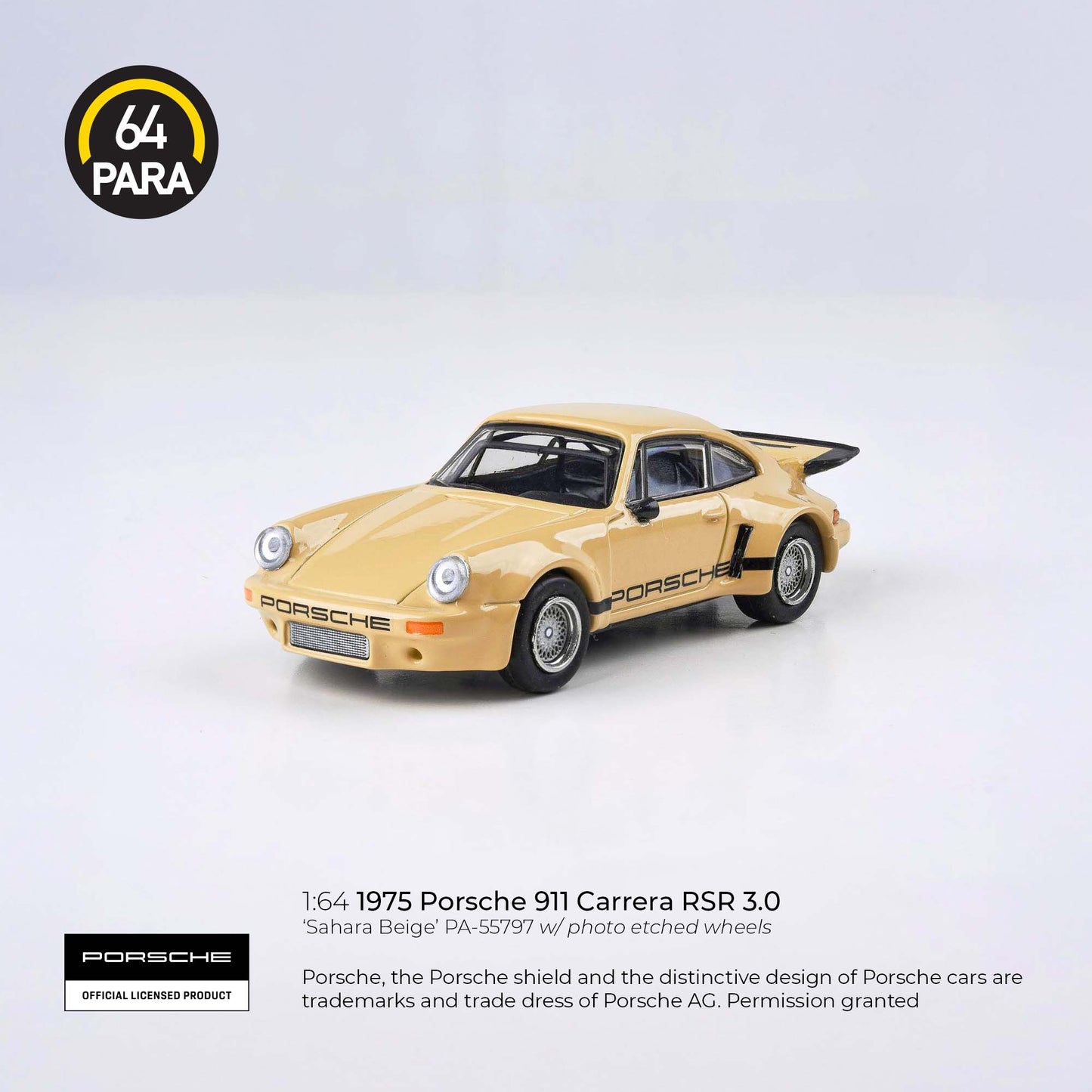 Porsche 911 Carrera RSR 3.0 1975 1:64 Scale Diecast Collectible