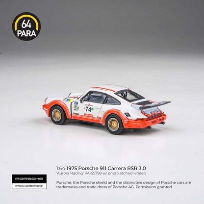 Porsche 911 Carrera RSR 3.0 1975 1:64 Scale Diecast Collectible