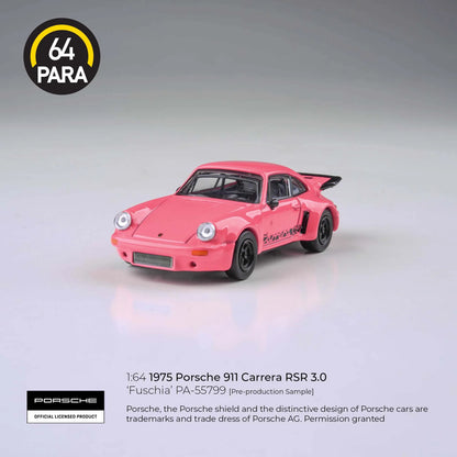 PARA64 Porsche 911 Carrera 3.0 RSR Pink 1:64 Scale Diecast Model (Pre-Order)